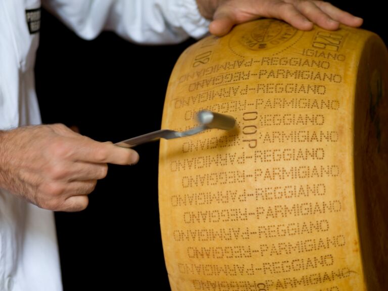 Parmigiano Reggiano Qualitätsprüfung