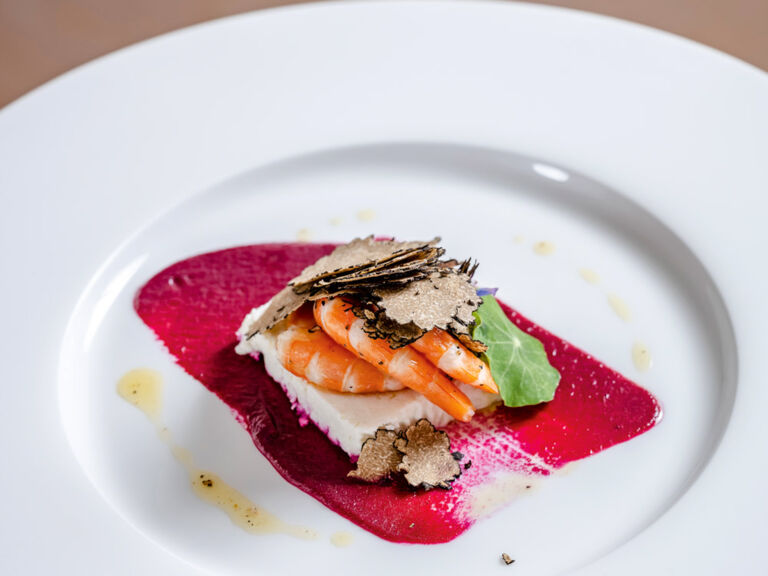 garnelen-und-trueffel-im-restaurant-cok-kulinarik-istrien