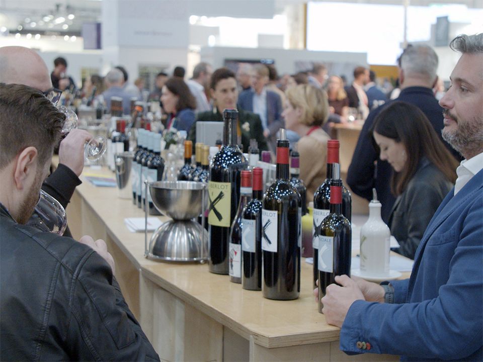 Weinverkostung auf der ProWein