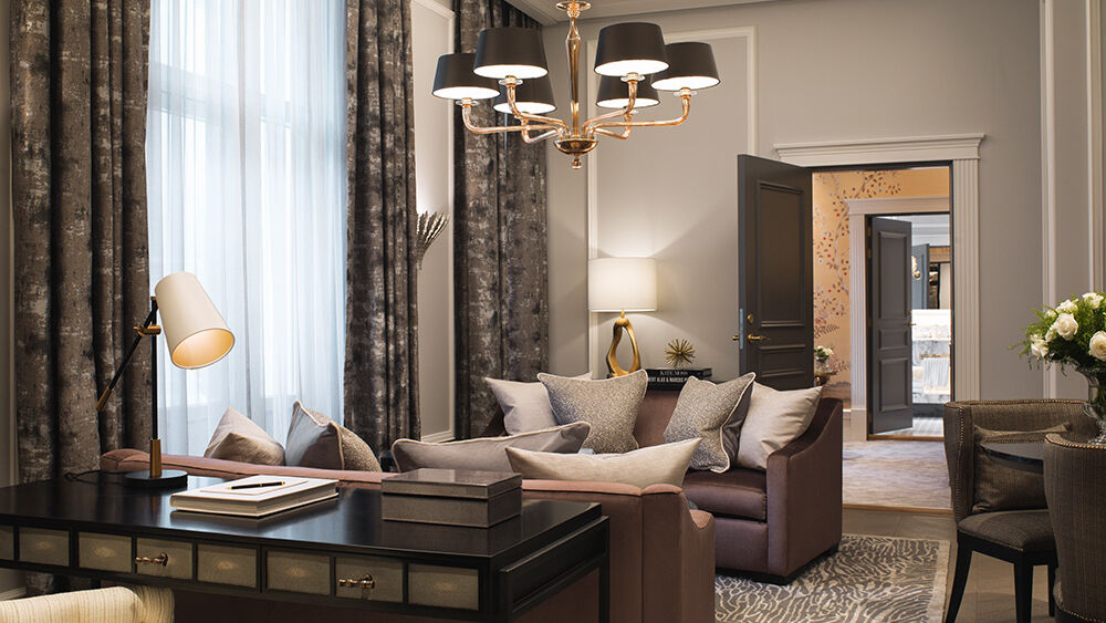 Suite im Britannia Hotel in Trondheim.