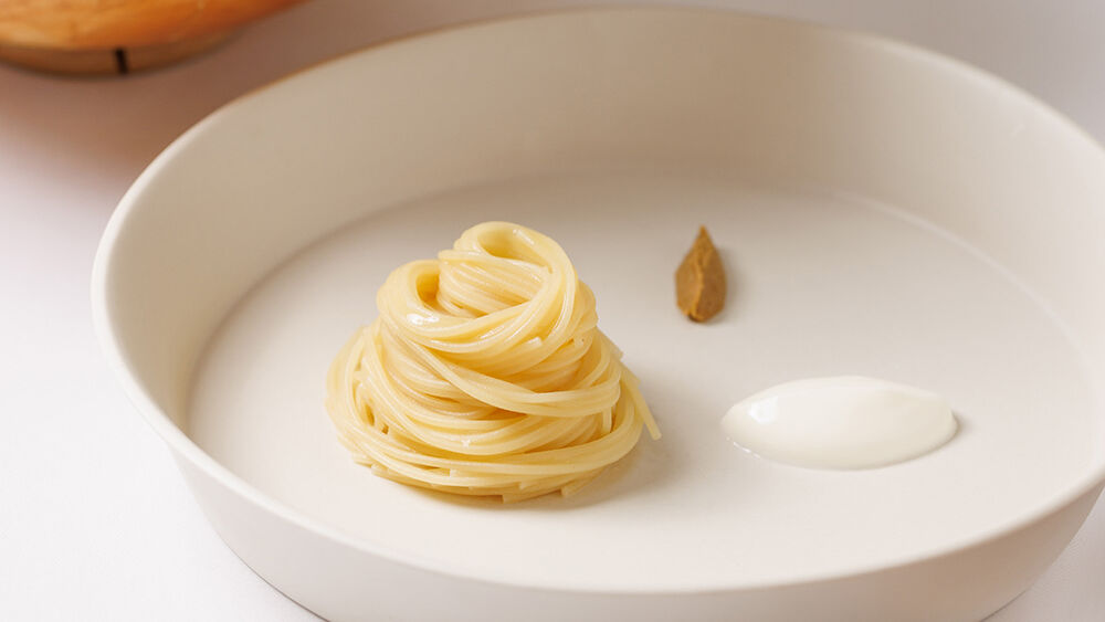 Capellini mit Kardone und Oliven